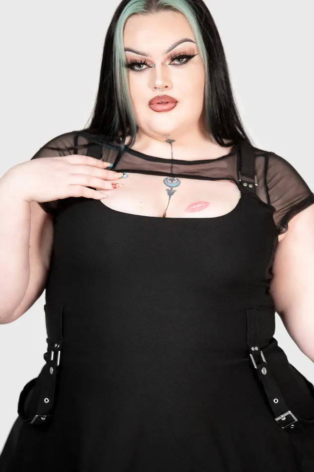 Killstar Kounter Kulture Skater Dress Women Mini