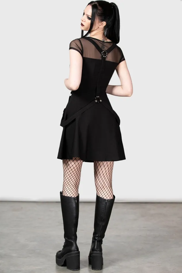 Killstar Kounter Kulture Skater Dress Women Mini