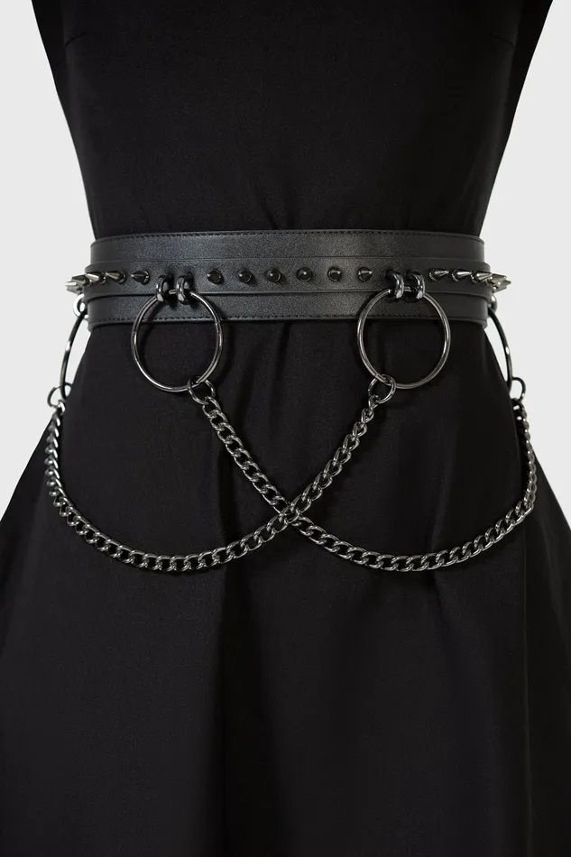 Killstar Learn From Miseries Belt Women Harnesses and Belts