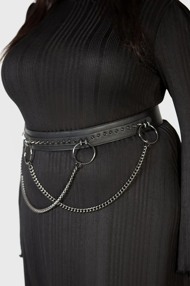 Killstar Learn From Miseries Belt Women Harnesses and Belts