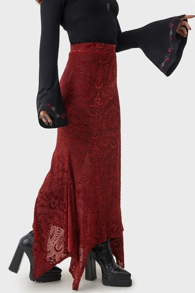 Killstar Lepidoptera Maxi Skirt Women Maxi Skirts