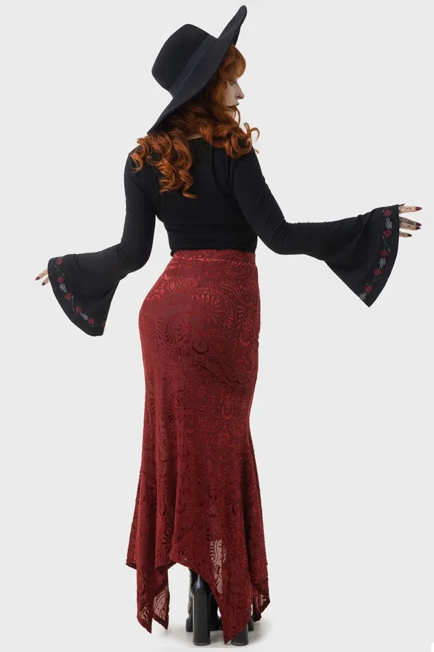 Killstar Lepidoptera Maxi Skirt Women Maxi Skirts