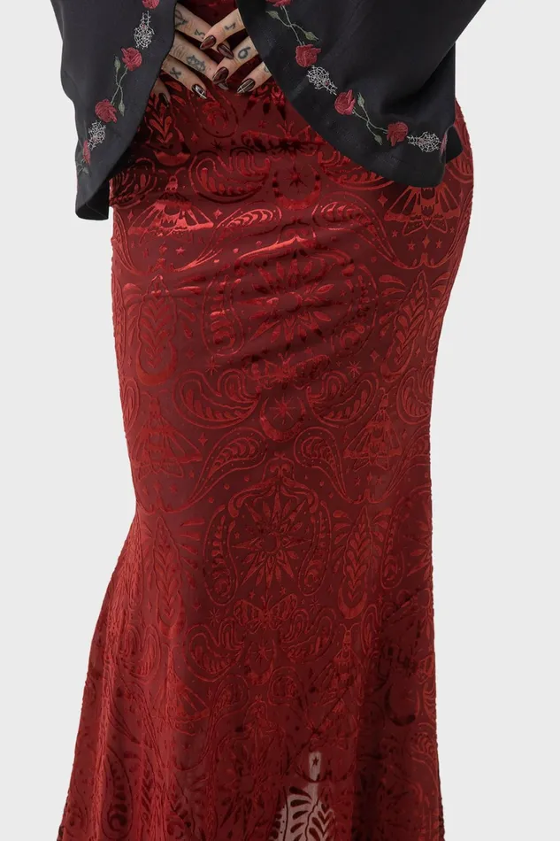 Killstar Lepidoptera Maxi Skirt Women Maxi Skirts