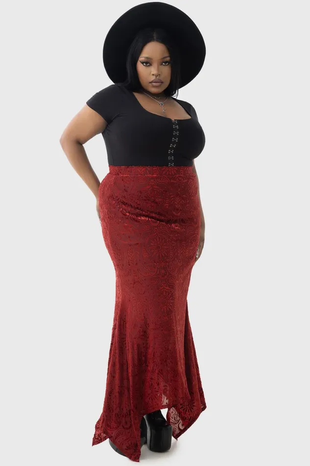 Killstar Lepidoptera Maxi Skirt Women Maxi Skirts