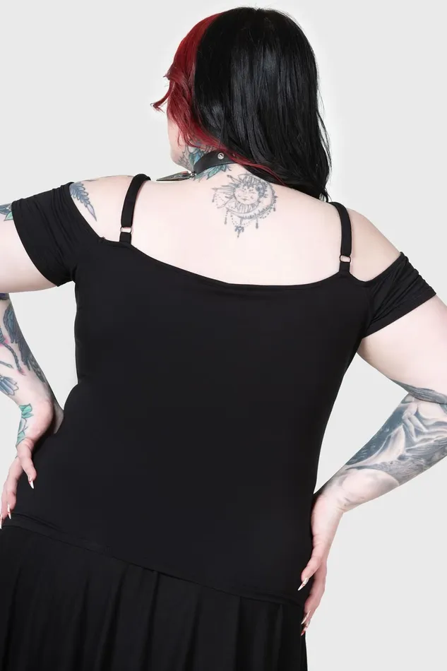 Killstar Lights Out Top Women TShirts and Vests