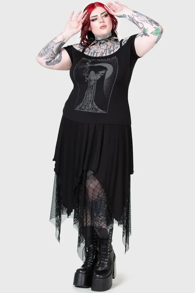 Killstar Lights Out Top Women TShirts and Vests