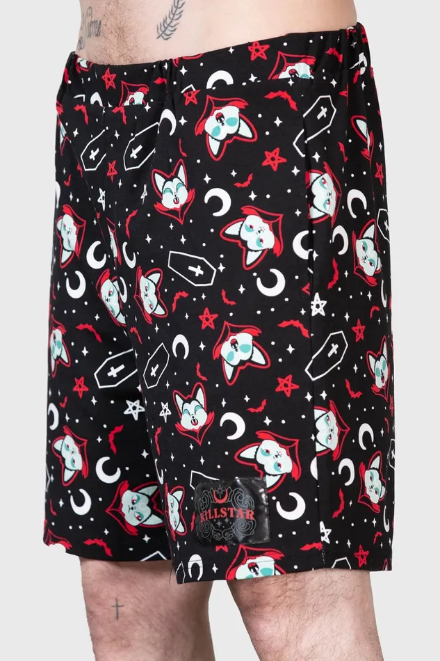 Killstar Lil Vampurr Long Shorts Women Loungewear