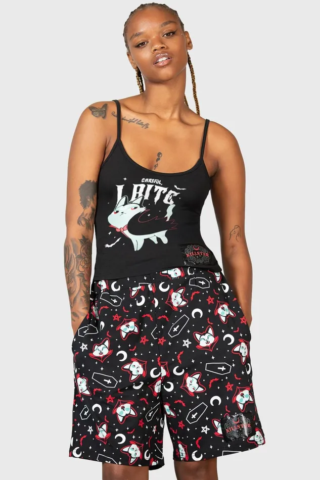 Killstar Lil Vampurr Long Shorts Women Shorts