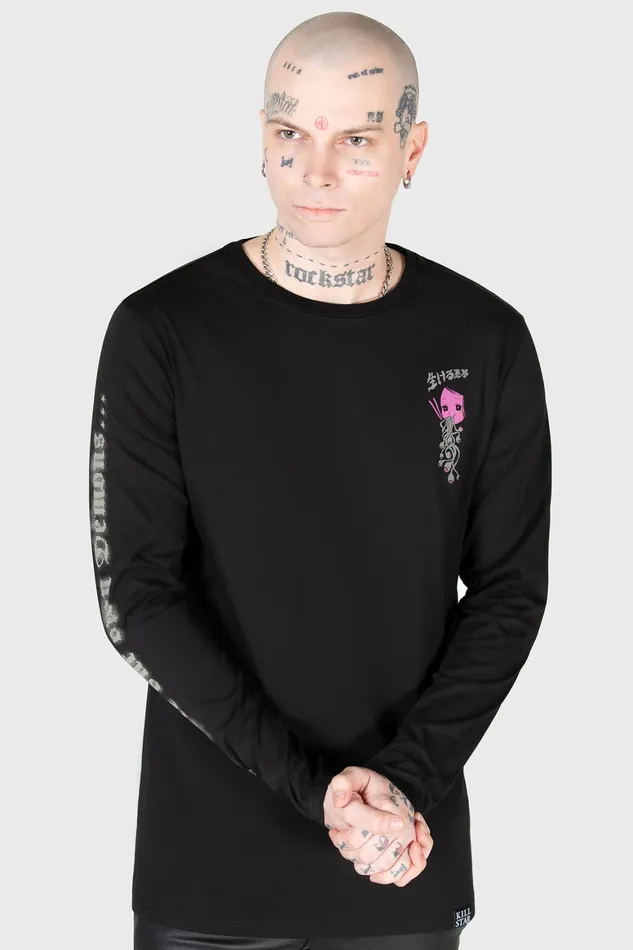 Killstar Living Nightmare Long Sleeve Top Men Long Sleeves