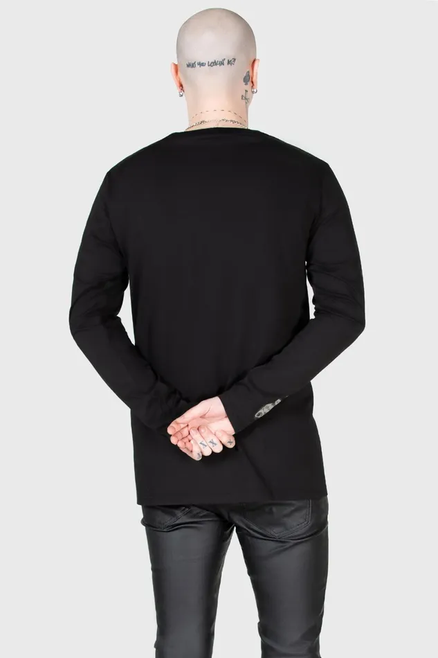Killstar Living Nightmare Long Sleeve Top Men Long Sleeves