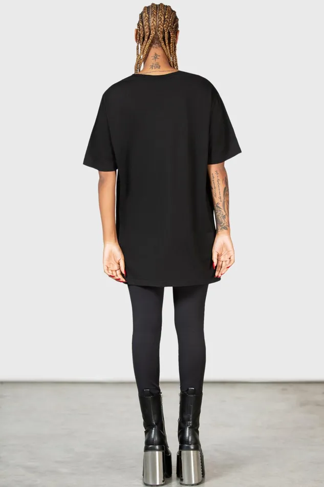 Killstar Lonely Dark TShirt Men Graphic Tops