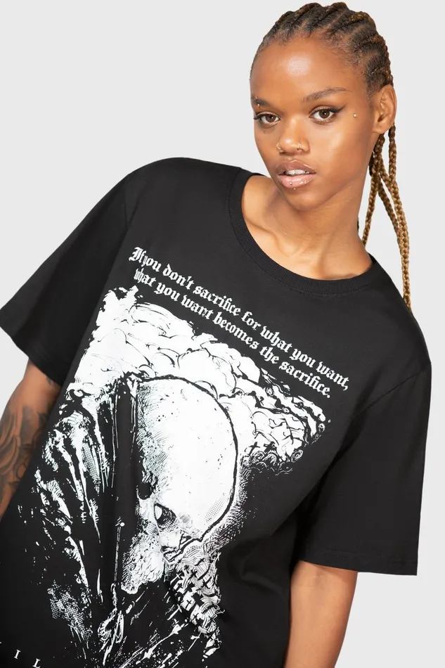 Killstar Lonely Dark TShirt Women TShirts and Vests