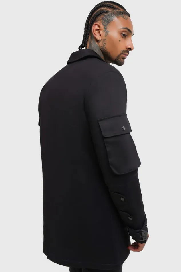 Killstar Lucid Travels Trench Coat Men Jackets and Coats