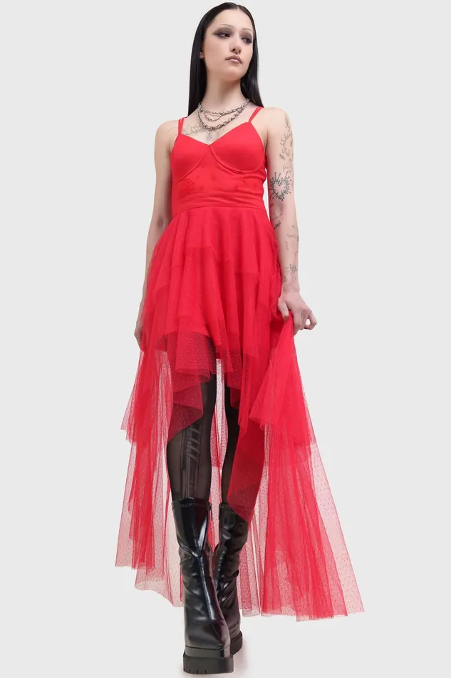 Killstar Lydia Deetz Maxi Dress Women Maxi