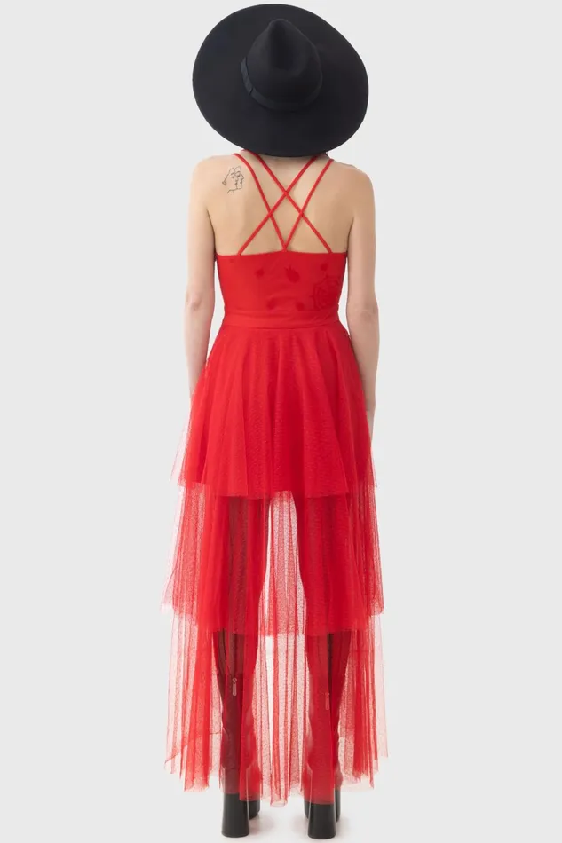 Killstar Lydia Deetz Maxi Dress Women Maxi