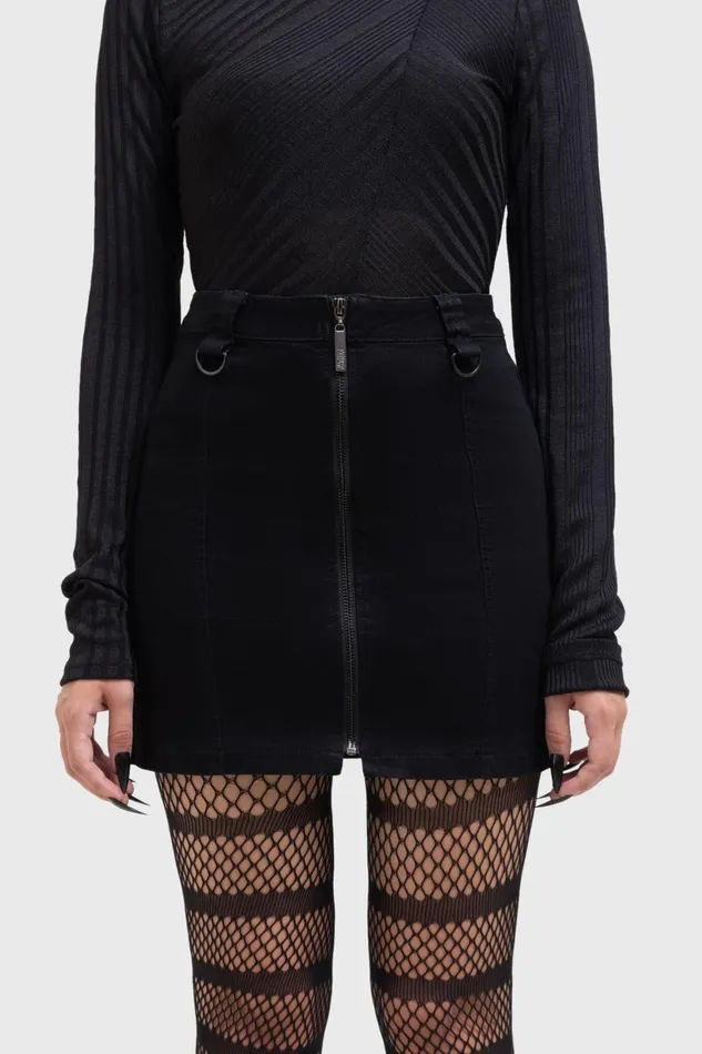 Killstar Lyra Bodycon Skirt Women Mini Skirts