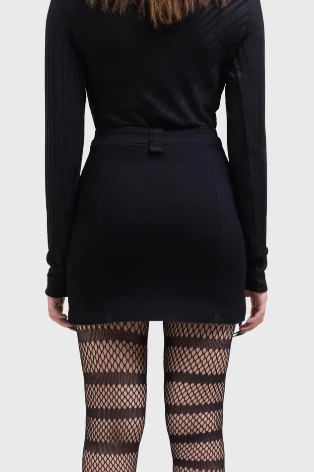 Killstar Lyra Bodycon Skirt Women Mini Skirts