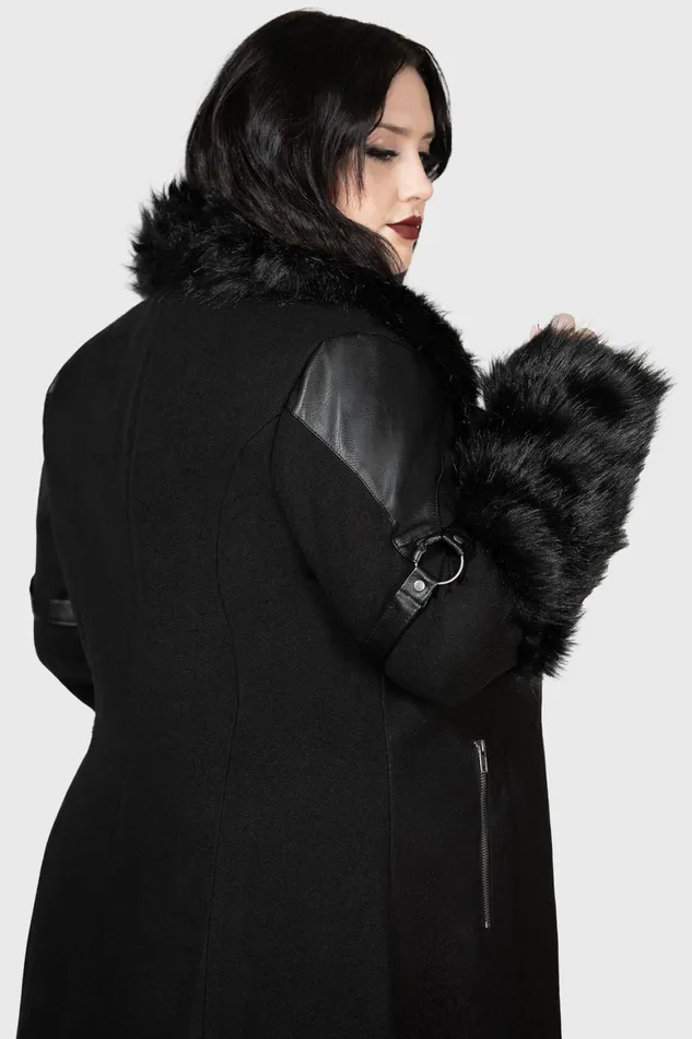 Killstar Madame Mayhem Coat Women Jackets and Coats