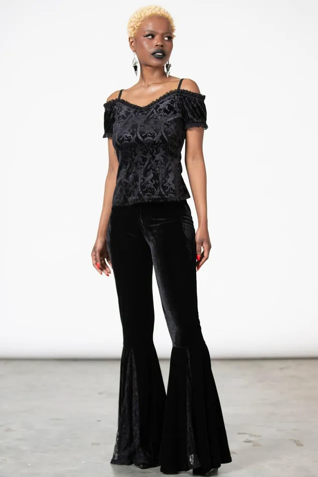 Killstar Mademoiselle Bardot Top Women TShirts and Vests
