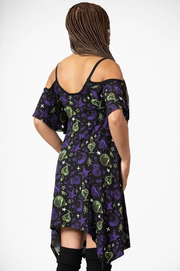 Killstar Magic Slumber Lounge Dress Women Loungewear