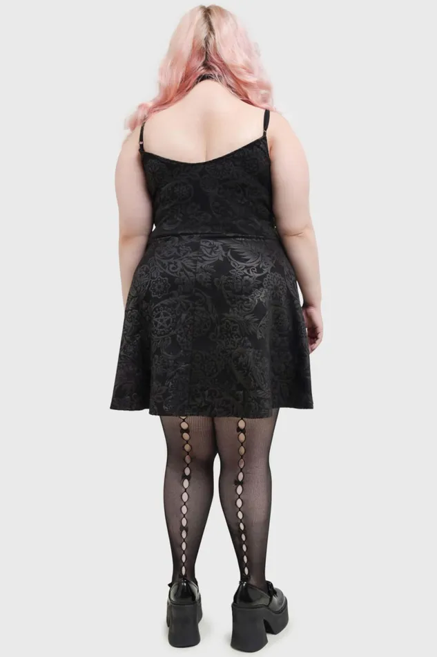Killstar Magica Skater Dress BLACK LILY Women Party