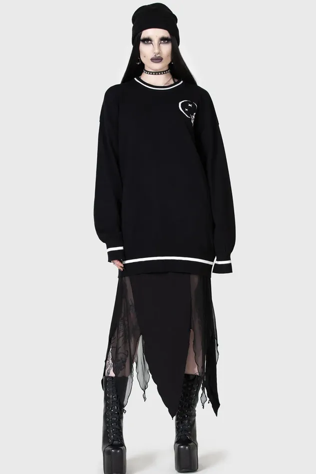 Killstar Midnight Games Sweater Women Sweaters