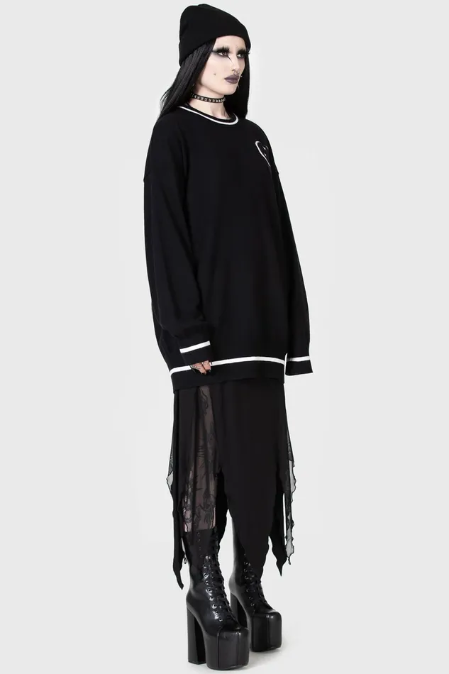 Killstar Midnight Games Sweater Women Sweaters