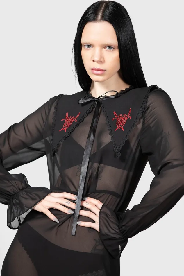 Killstar Miss Thumberlina Maxi Dress Women Shirt