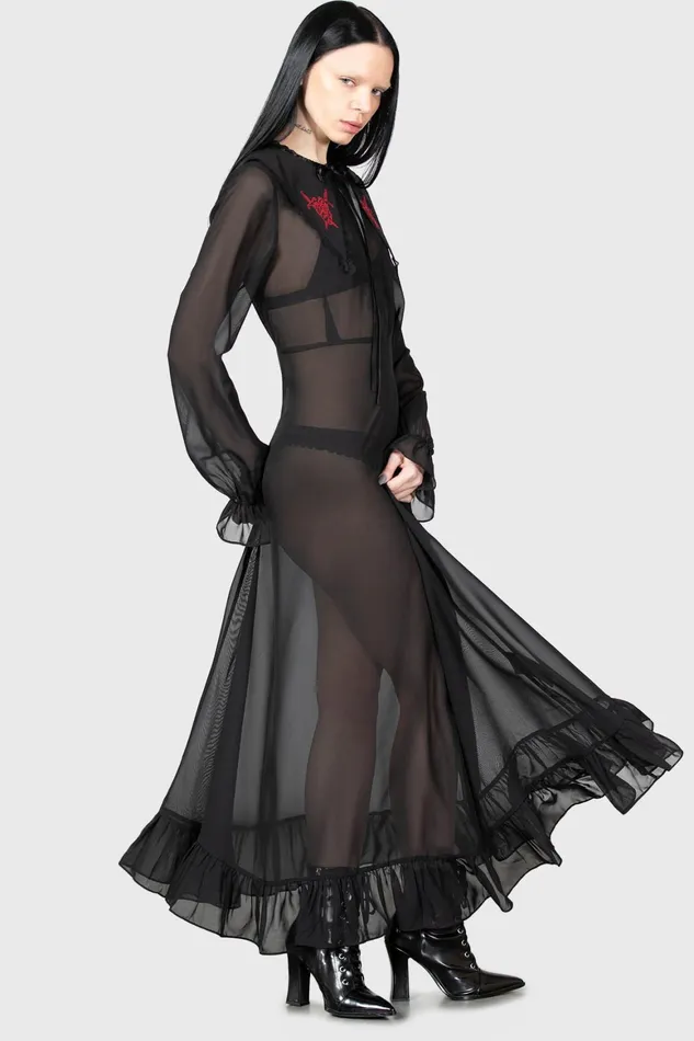 Killstar Miss Thumberlina Maxi Dress Women Shirt