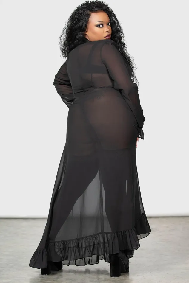 Killstar Miss Thumberlina Maxi Dress Women Shirt
