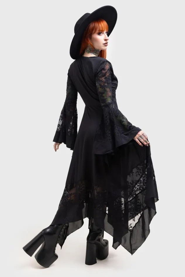 Killstar Misty Night Maxi Dress Women Maxi