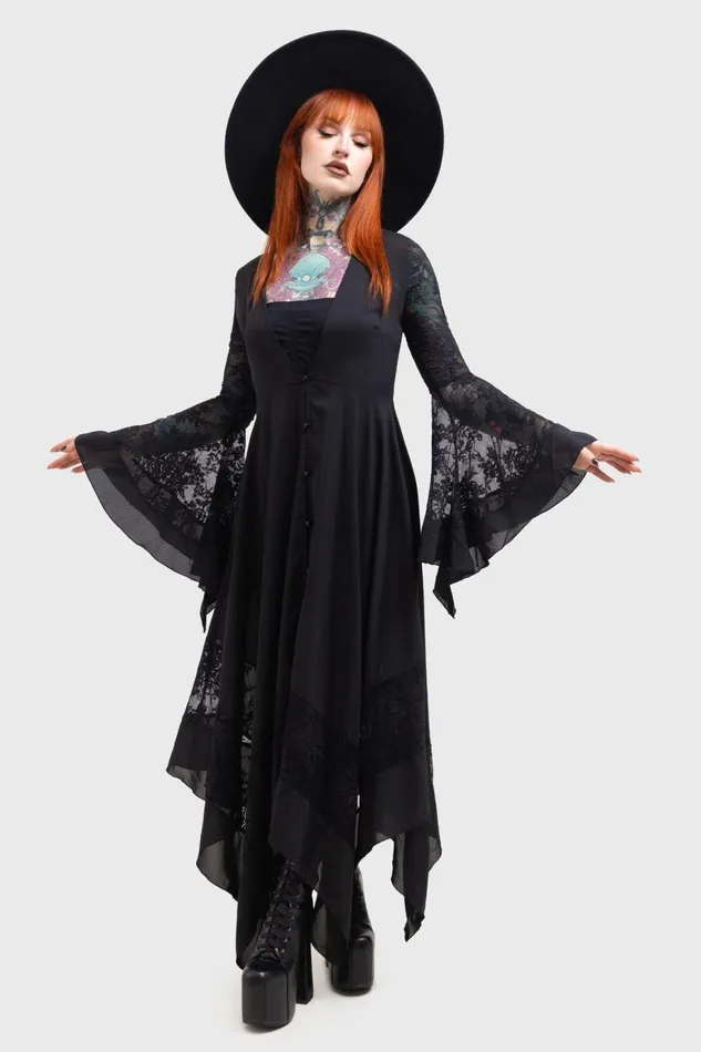 Killstar Misty Night Maxi Dress Women Maxi