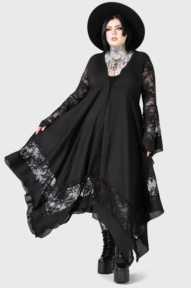Killstar Misty Night Maxi Dress Women Maxi