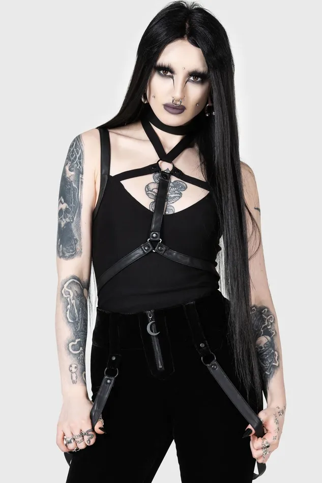 Killstar Moon City Trousers Women Trousers and Jeans