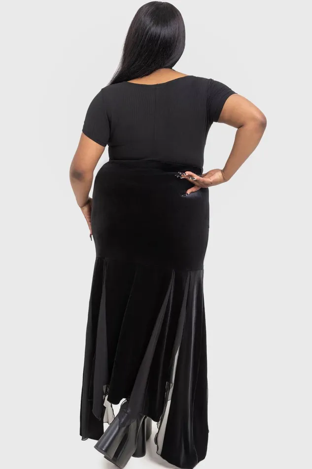 Killstar Morose Skirt Women Maxi Skirts