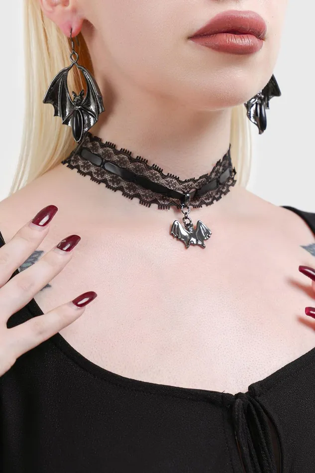 Killstar Mourning Maiden Choker Women Chokers