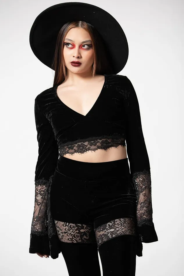 Killstar Naomi Long Sleeve Top Women Long Sleeves