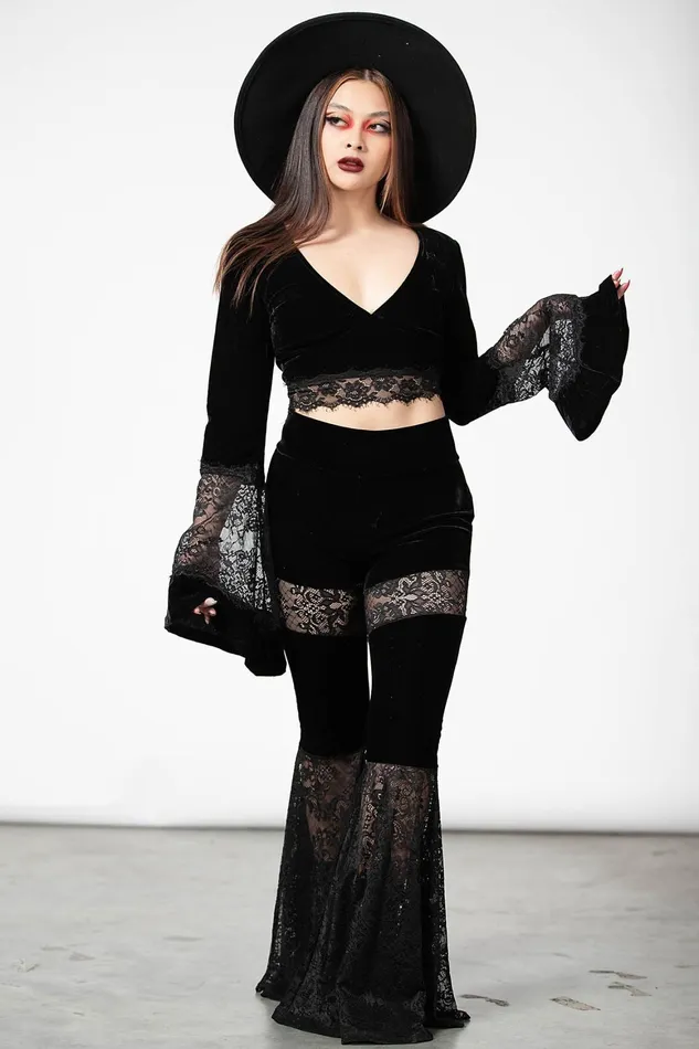 Killstar Naomi Long Sleeve Top Women Long Sleeves