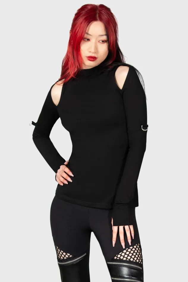 Killstar Nebula Long Sleeve Top Women Long Sleeves