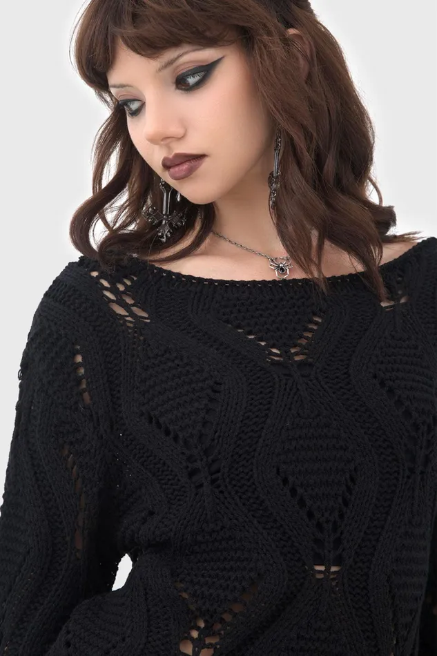 Killstar Nebula Riot Sweater Women Sweaters