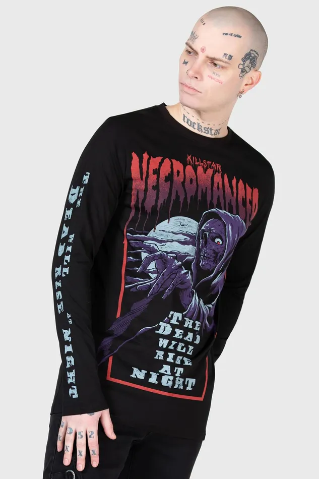 Killstar Necromancer Long Sleeve Top Women Long Sleeves
