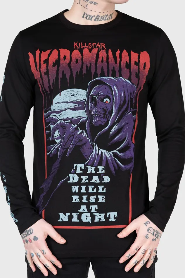 Killstar Necromancer Long Sleeve Top Women Long Sleeves