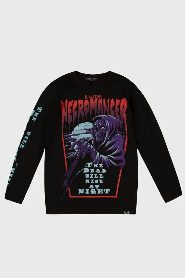 Killstar Necromancer Long Sleeve Top Women Long Sleeves