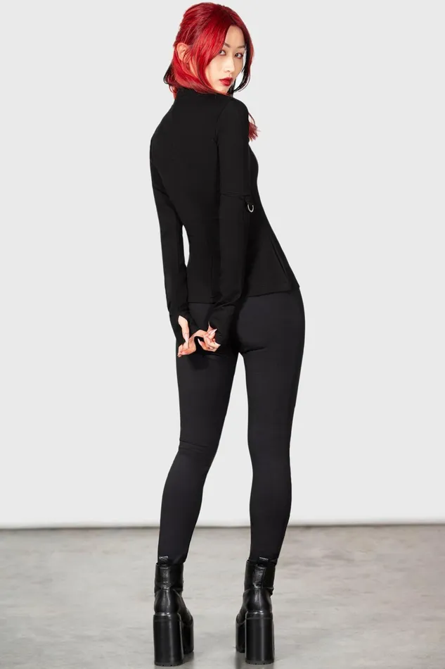 Killstar Neo Noir Leggings Women Leggings