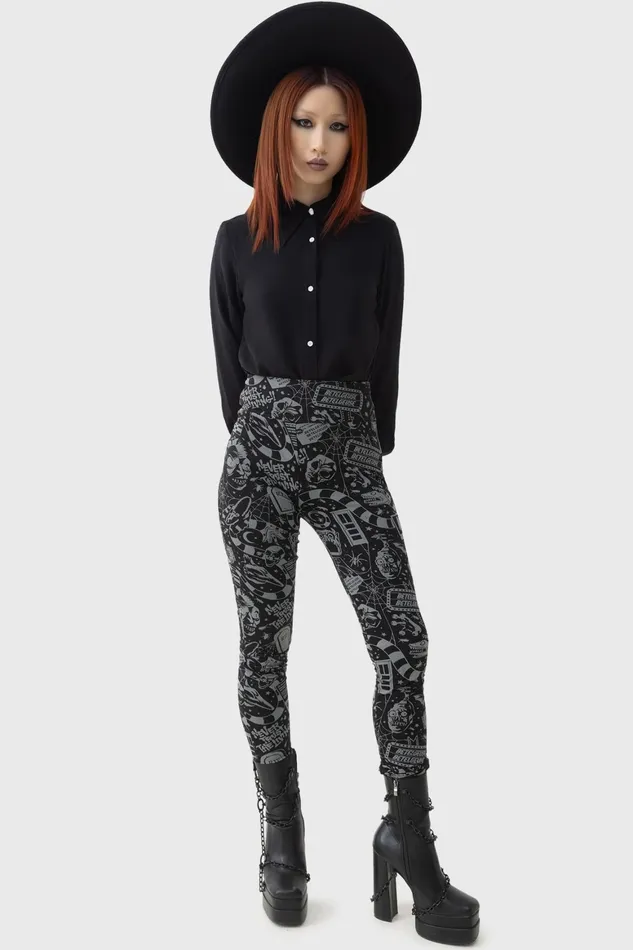 Killstar Never Trust The Living Leggings Women Leggings