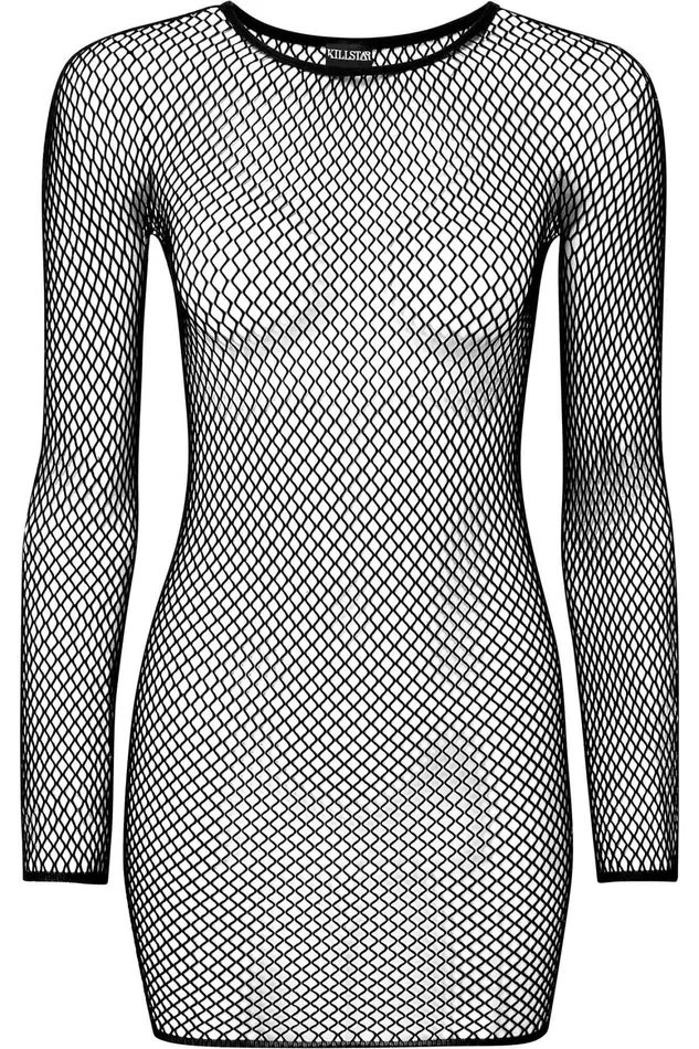 Killstar Nicole Fishnet Dress B Women Mini