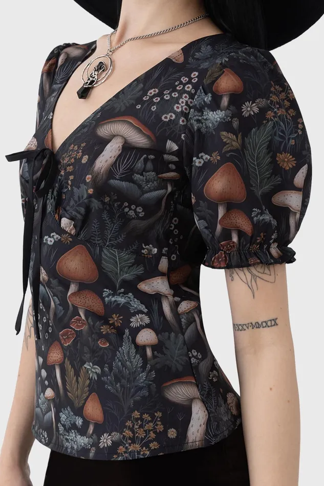 Killstar Night Forager Top Women TShirts and Vests