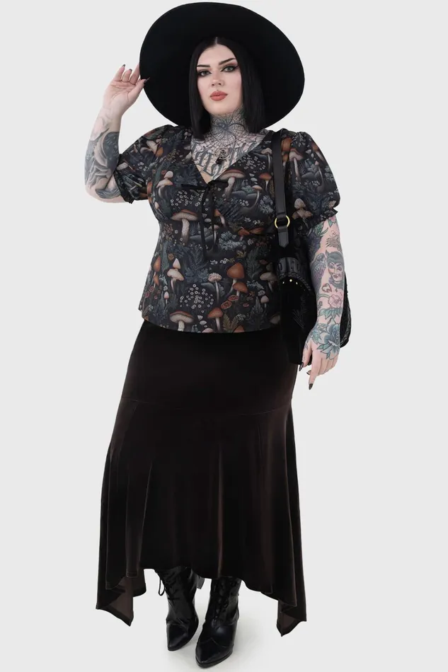 Killstar Night Forager Top Women TShirts and Vests