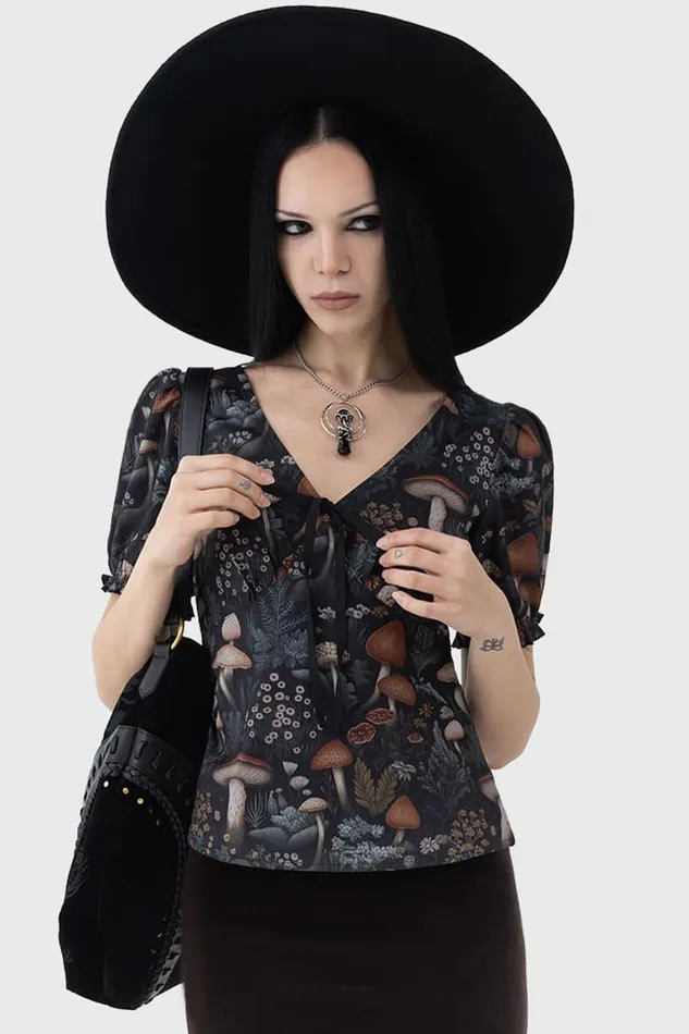 Killstar Night Forager Top Women TShirts and Vests