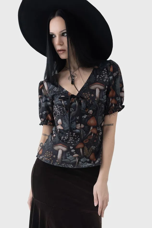Killstar Night Forager Top Women TShirts and Vests